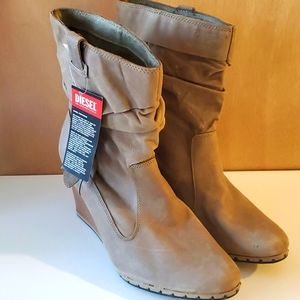 Diesel Elko wedge boots